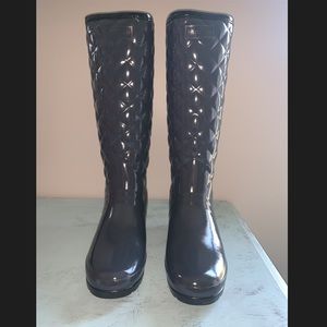 Hunter Boots Quilted Gloss